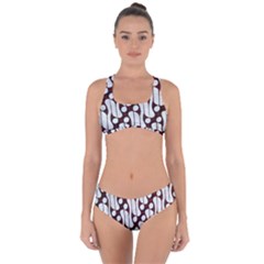 Batik Art Patterns Criss Cross Bikini Set