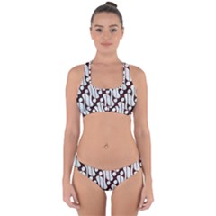 Batik Art Patterns Cross Back Hipster Bikini Set