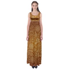 Batik Art Pattern Empire Waist Maxi Dress by BangZart