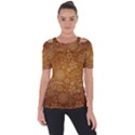 Batik Art Pattern Short Sleeve Top View1