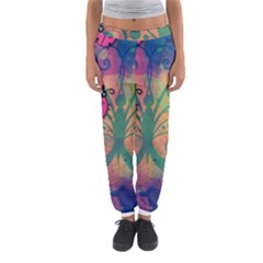 Background Colorful Bugs Women s Jogger Sweatpants by BangZart