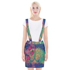 Background Colorful Bugs Braces Suspender Skirt by BangZart