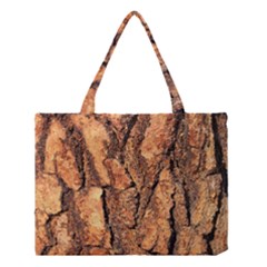 Bark Texture Wood Large Rough Red Wood Outside California Medium Tote Bag by BangZart