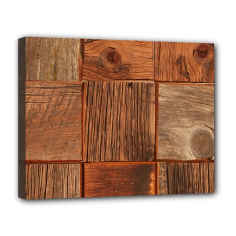 Barnwood Unfinished Canvas 14  X 11  by BangZart