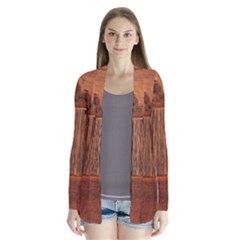 Barnwood Unfinished Drape Collar Cardigan by BangZart