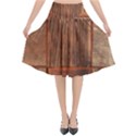 Barnwood Unfinished Flared Midi Skirt View1