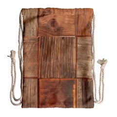 Barnwood Unfinished Drawstring Bag (large) by BangZart