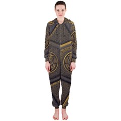 Aztec Runes Hooded Jumpsuit (ladies)  by BangZart