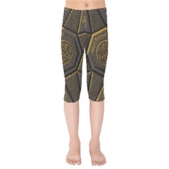 Aztec Runes Kids  Capri Leggings 