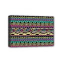 Aztec Pattern Cool Colors Mini Canvas 6  x 4  View1