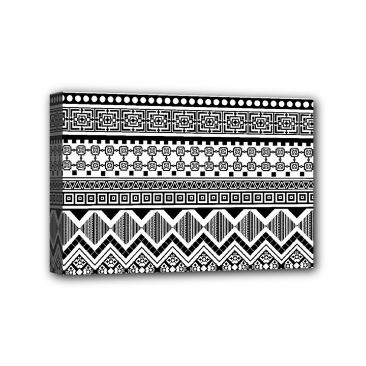 Aztec Pattern Design Mini Canvas 6  x 4 