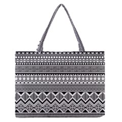 Aztec Pattern Design Medium Zipper Tote Bag by BangZart