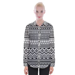 Aztec Pattern Design Womens Long Sleeve Shirt