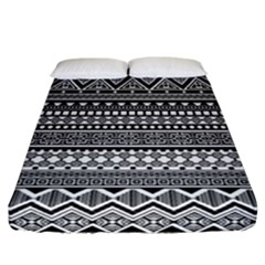 Aztec Pattern Design(1) Fitted Sheet (california King Size) by BangZart