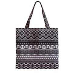 Aztec Pattern Design(1) Zipper Grocery Tote Bag by BangZart