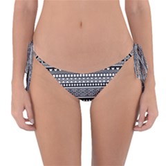 Aztec Pattern Design(1) Reversible Bikini Bottom