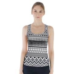 Aztec Pattern Design(1) Racer Back Sports Top by BangZart