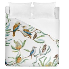 Australian Kookaburra Bird Pattern Duvet Cover (queen Size) by BangZart