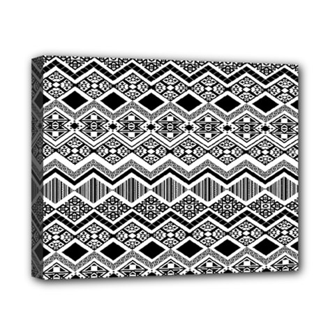 Aztec Design  Pattern Canvas 10  X 8  by BangZart