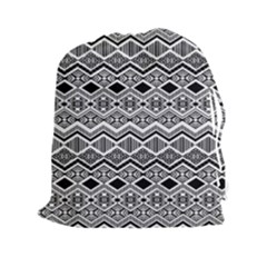 Aztec Design  Pattern Drawstring Pouches (xxl) by BangZart