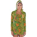 Art Batik The Traditional Fabric Long Sleeve Hooded T-shirt View1