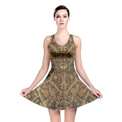 Art Indonesian Batik Reversible Skater Dress by BangZart