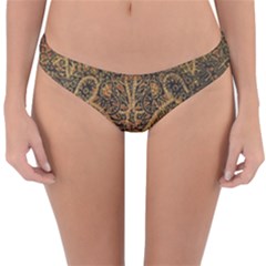 Art Indonesian Batik Reversible Hipster Bikini Bottoms