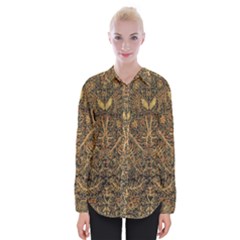 Art Indonesian Batik Womens Long Sleeve Shirt