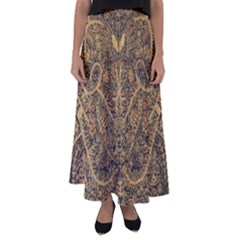 Art Indonesian Batik Flared Maxi Skirt