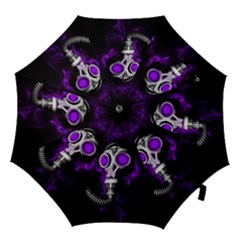 Gas Mask Hook Handle Umbrellas (medium) by Valentinaart