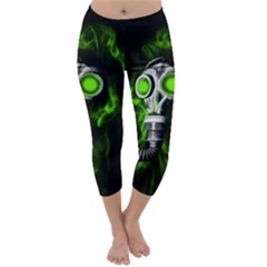 Gas Mask Capri Winter Leggings 