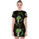 Gas mask Drop Hem Mini Chiffon Dress View1