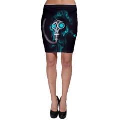 Gas Mask Bodycon Skirt by Valentinaart