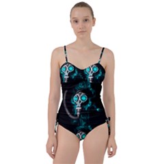 Gas Mask Sweetheart Tankini Set