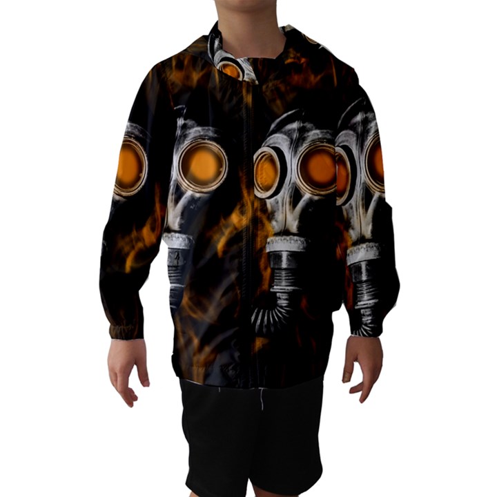 Gas mask Hooded Wind Breaker (Kids)