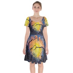 Soul Offering Short Sleeve Bardot Dress