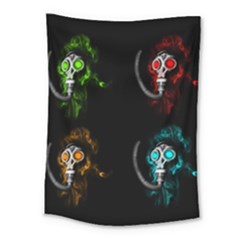 Gas Mask Medium Tapestry by Valentinaart