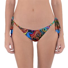 Art Color Dark Detail Monsters Psychedelic Reversible Bikini Bottom