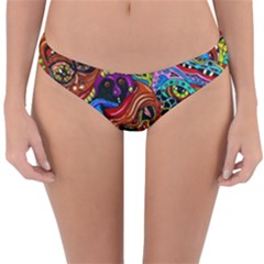 Art Color Dark Detail Monsters Psychedelic Reversible Hipster Bikini Bottoms