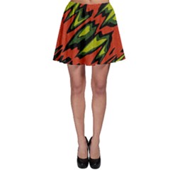 Distorted Shapes                           Skater Skirt by LalyLauraFLM