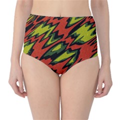 Distorted Shapes                           High-waist Bikini Bottoms by LalyLauraFLM