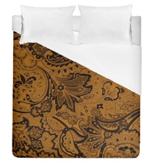 Art Traditional Batik Flower Pattern Duvet Cover (queen Size) by BangZart