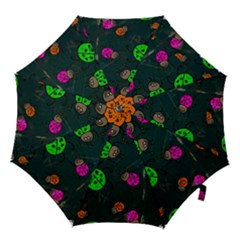 Abstract Bug Insect Pattern Hook Handle Umbrellas (small) by BangZart