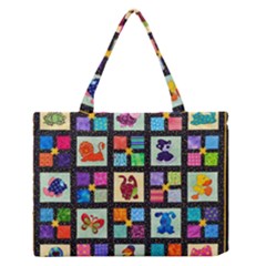 Animal Party Pattern Medium Zipper Tote Bag by BangZart