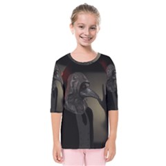 Night Walk Kids  Quarter Sleeve Raglan Tee