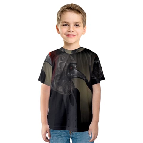 Night Walk Kids  Sport Mesh Tee by Valentinaart