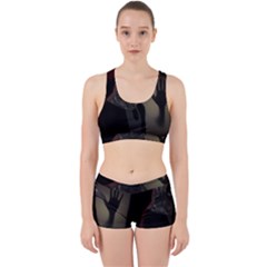 Night Walk Work It Out Sports Bra Set by Valentinaart