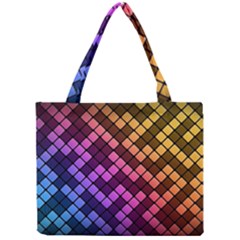 Abstract Small Block Pattern Mini Tote Bag by BangZart