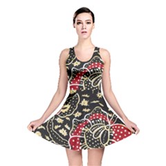 Art Batik Pattern Reversible Skater Dress by BangZart