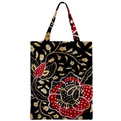 Art Batik Pattern Zipper Classic Tote Bag by BangZart